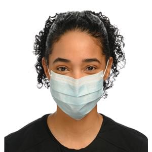 Isofluid Fog-Free Earloop Face Mask ASTM Level 1 Turquoise 40/Bx, 40 EA/CA