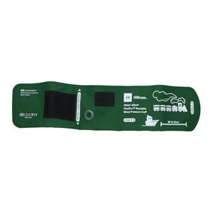 FlexiPort Blood Pressure Cuff Size 9 Green Not Made With Natural Rubber Latex Ea