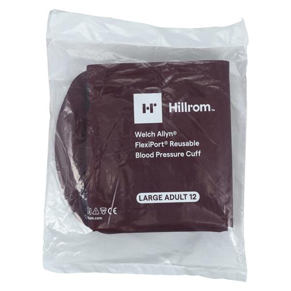 FlexiPort Blood Pressure Cuff Size 12 Burg Not Made With Natural Rubber Latex Ea