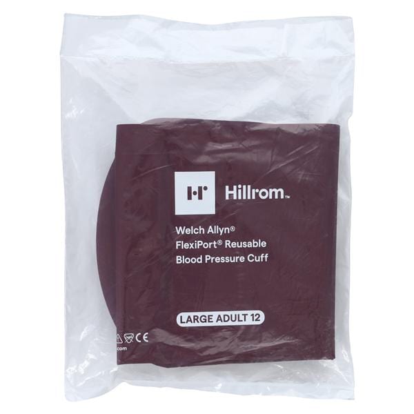 FlexiPort Blood Pressure Cuff Size 12 Burg Not Made With Natural Rubber Latex Ea