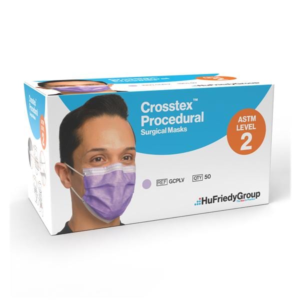 Masque Bande auriculaire ASTM niveau 2 Lavande 50/boîte