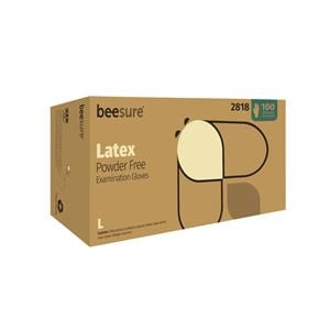BeeSure Exam Gloves Large Non-Sterile, 10 BX/CA