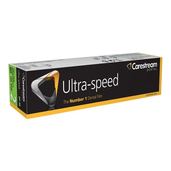 Ultra-Speed Intraoral X-Ray Film DF-58 Size 2 D Speed 150/Bx