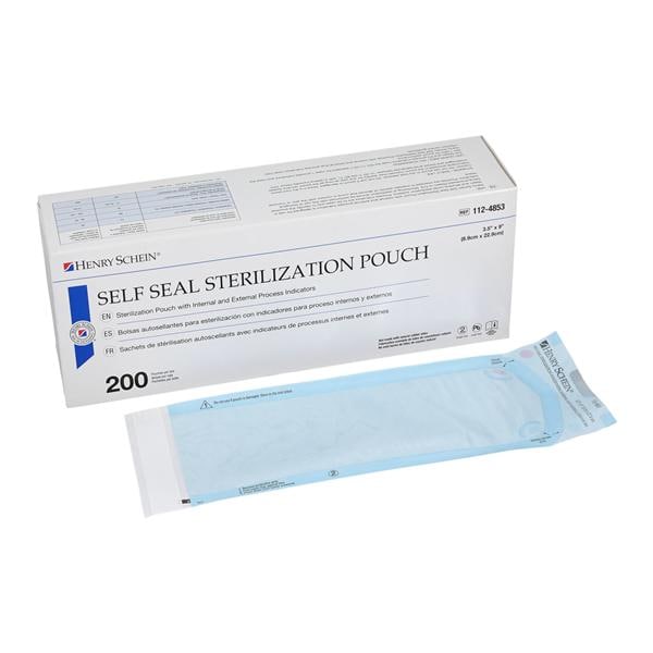 Class 4 Pouch Self Seal 3.5 in x 9 in 200/Bx