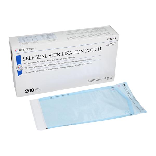 SelfSeal Pochette Stérilisation 5,25 po x 10 po Sans latex 200/boîte
