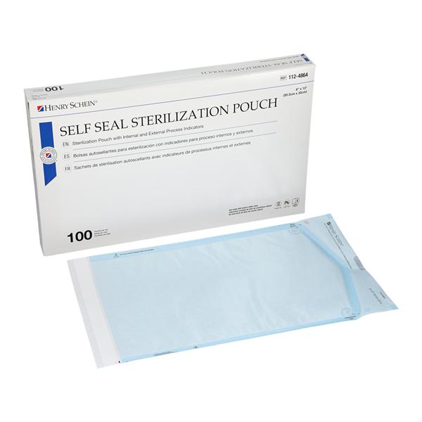 Class 4 Pouch Self Seal 8 in x 13 in 100/Bx