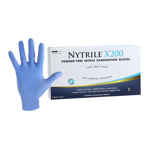 Nytrile X200 Nitrile Gants Grand Non stérile Bleu 200/boîte