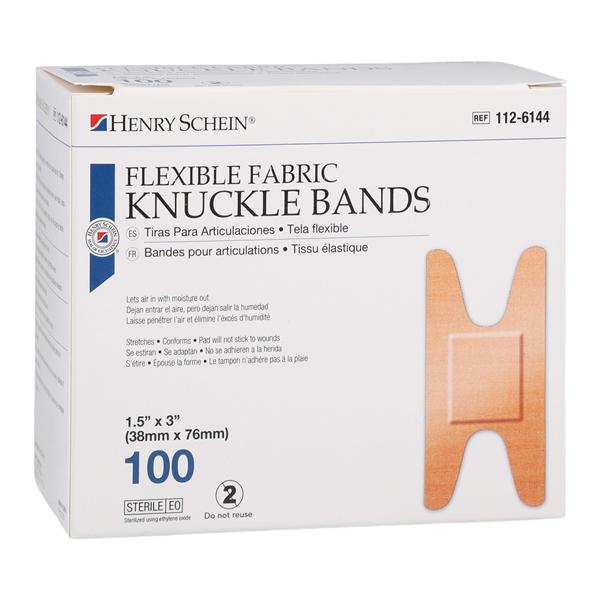 Bandage Fabric 1.5x3" Flesh Sterile 100/Bx