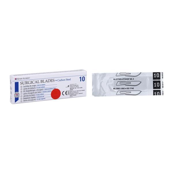 Blade Surgical #10 Non-Sterile 10/Bx