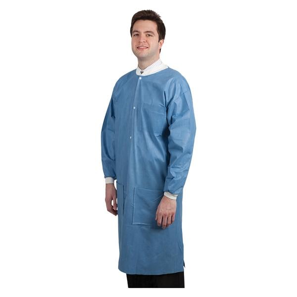 Maxi-Gard Sarrau de laboratoire Protection SMS 3TG Bleu 10/paquet