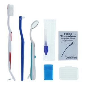 Acclean Orthodontic Toothbrush Patient Kit With Lighted Mirror Ea