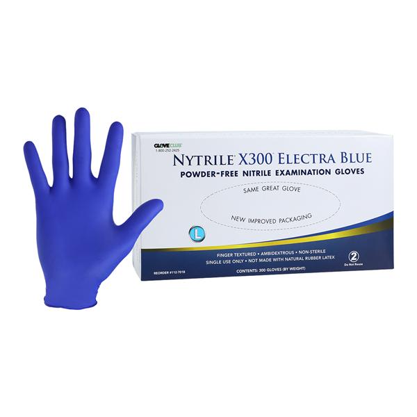 Nytrile X300 Nitrile Gants Grand Non stérile Bleu électra 300/boîte, 10 BX/CA