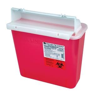Contenant de stérilisation Objets tranchants 5 pintes Rouge Ch.