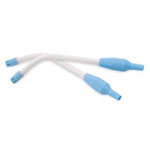 Safe-Flo Saliva Ejectors White Blue Tip Bg