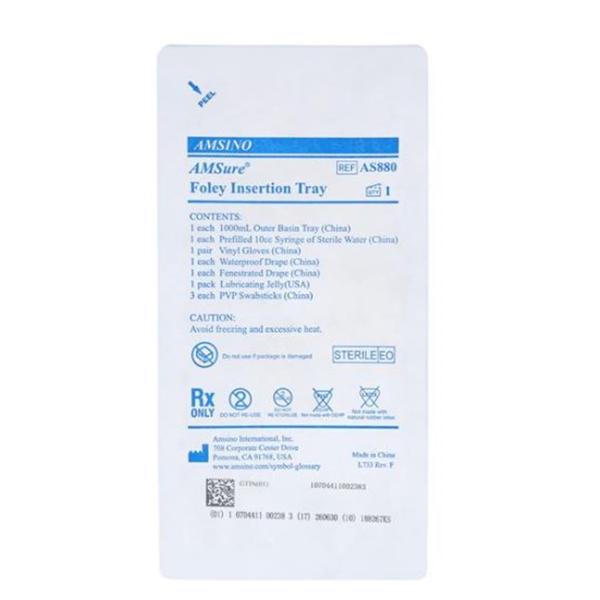 AMSure Foley Insertion Tray Plastic 10mL