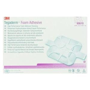 Tegaderm Polyurethane Foam/Film Dressing 3-1/2x3-1/2" Sterile Non-Adhesive Tn LF, 4 BX/CA