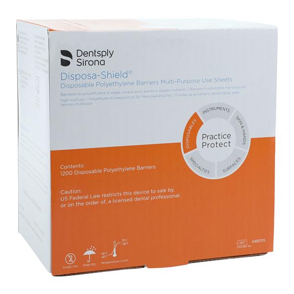 Disposa-Shield Barrière Usages multiples 4 po x 6 po Transparent 1200/rouleau