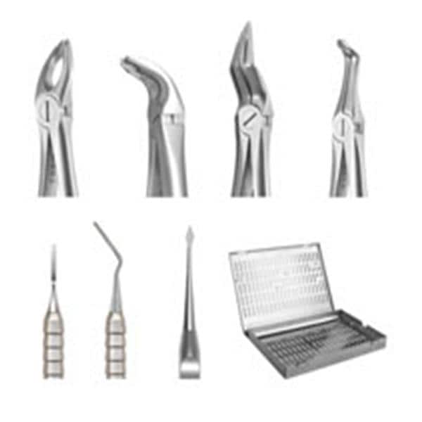 X-TRAC Forceps Essential Kit Stainless Steel Ea