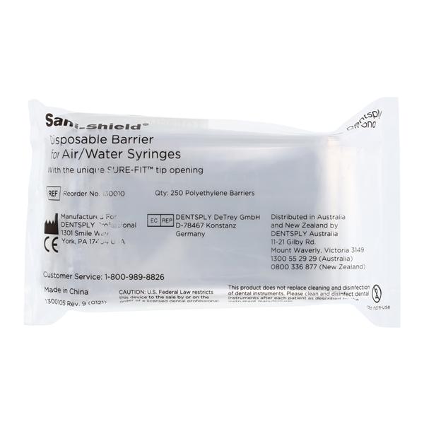 Sani-Shield Couvercle Seringue Transparent 250/boîte