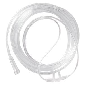 Economy Cannula Oxygen Nasal Adult Clear 7' Tubing 50/Ca