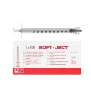 Henke-Ject Luer Lock Syringe 1cc Low Dead Space 100/Bx