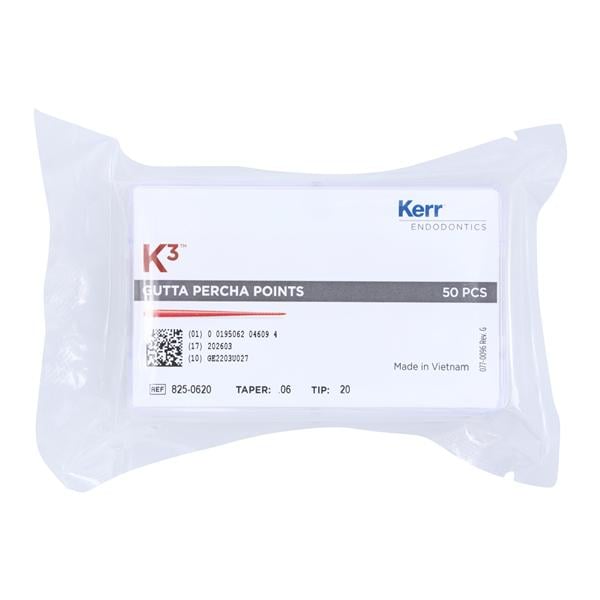 Gutta-percha K3 .06 50/Paquet