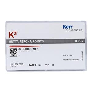 Gutta-percha K3 .06 50/Paquet
