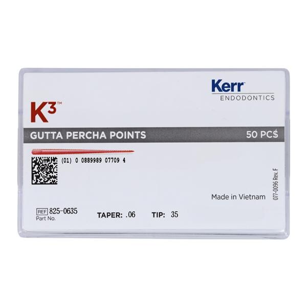 Gutta-percha K3 .06 50/Paquet