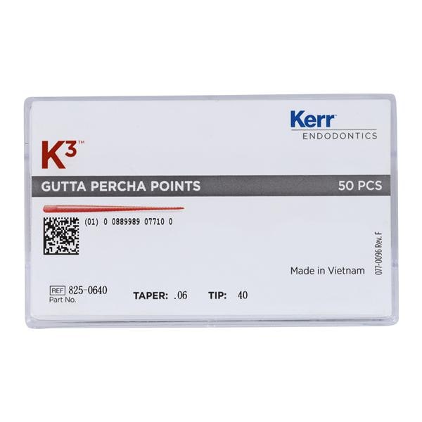 Gutta-percha K3 .06 50/Paquet