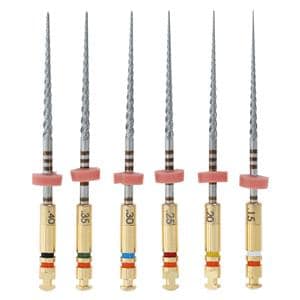 K3 Rotary File 25 mm Size 15-40 Nickel Titanium Assorted 0.06 6/Pk