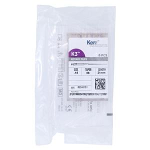 Limes motorisées K3  .06 21mm 6/Paquet