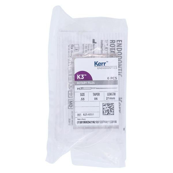 Limes motorisées K3  .06 21mm 6/Paquet
