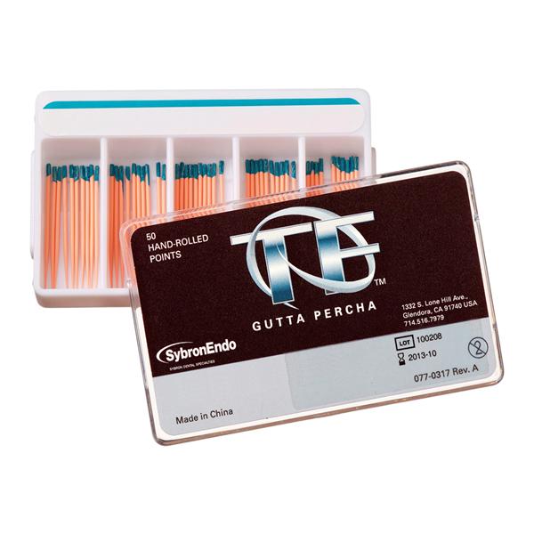 TF Hand Rolled Gutta Percha Points Size 40 Black 50/Pk