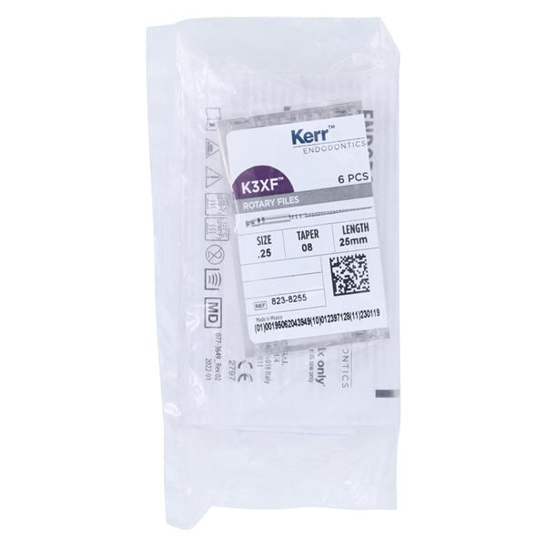 Lime K3XF NiTi .08 25mm 6/Paquet