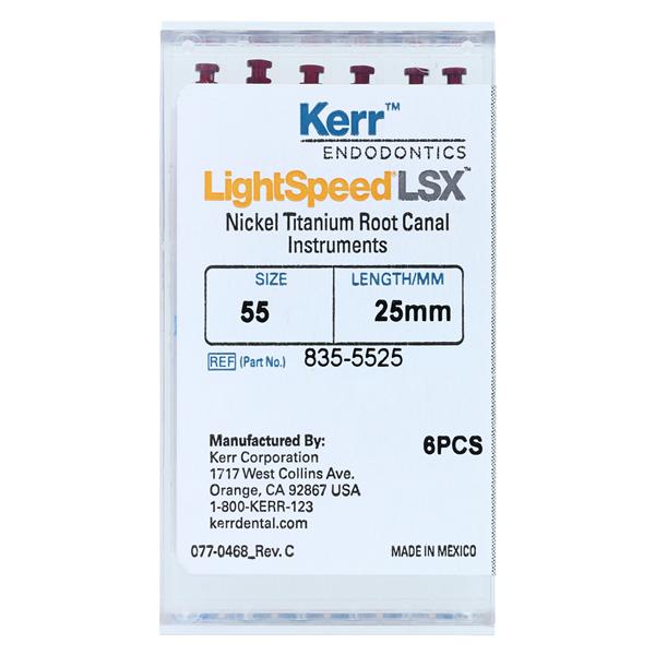 LightSpeedLSX 25 mm #55 6/Paquet