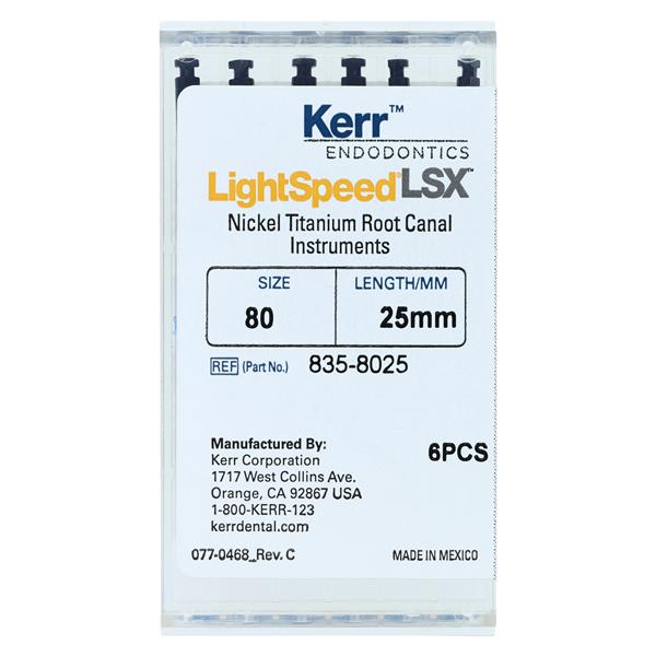 LightSpeedLSX 25 mm 6/Paquet