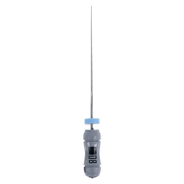 Hand K-File 25 mm Size 8 Stainless Steel Grey 6/Pk