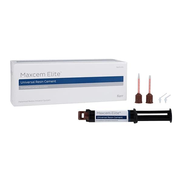 Maxcem Elite Ciment Blanc Recharge de seringue 5 g 2/paquet