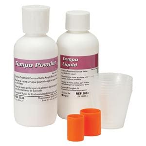 Tempo Reline Material Acrylic Resin White Ea