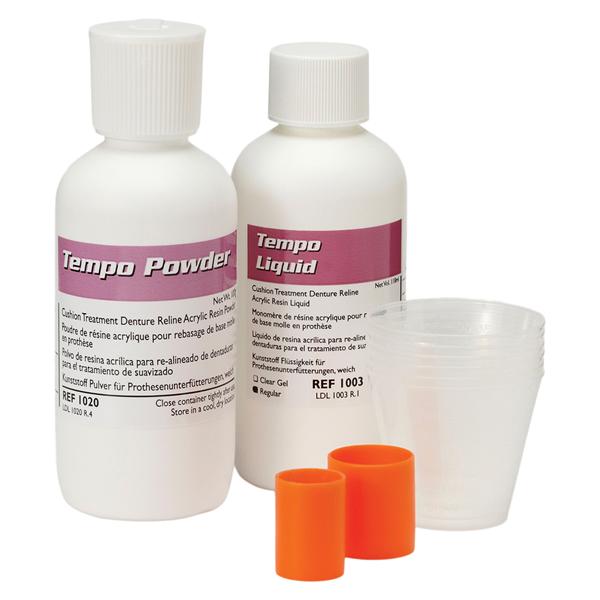 Tempo Reline Material Acrylic Resin White Ea