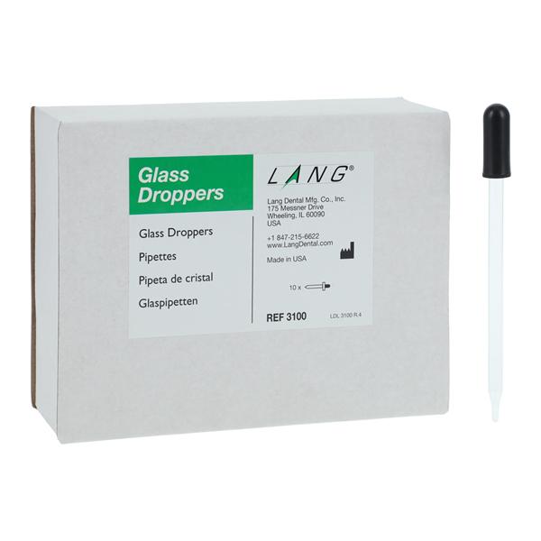 Compte-gouttes Lang verre 10/Paquet