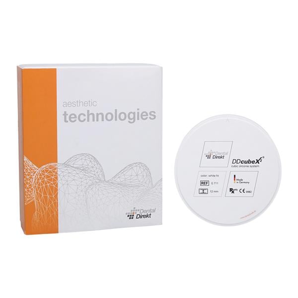 CubeX2 HT Zirconia Disc White 98x12 Ea
