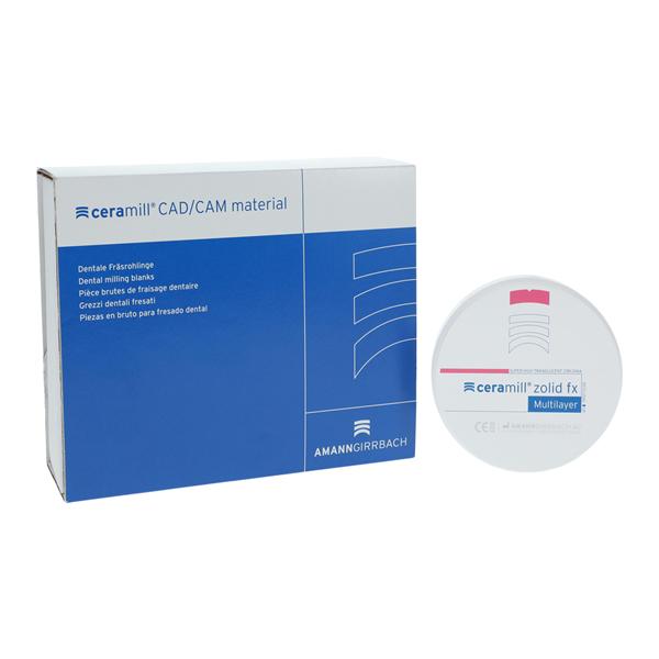 Ceramill Zolid FX Zirconia Disc Multi Layer O/B1 98x20 Ea