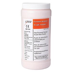 Lang Denture Resin Premium Heat Cure Fibered Pink Bt