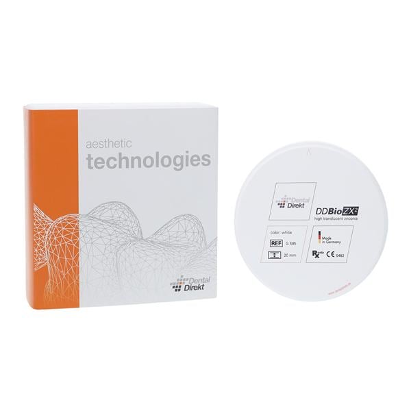 DD BIO Z HT Zirconia Disc White 98x20 Ea
