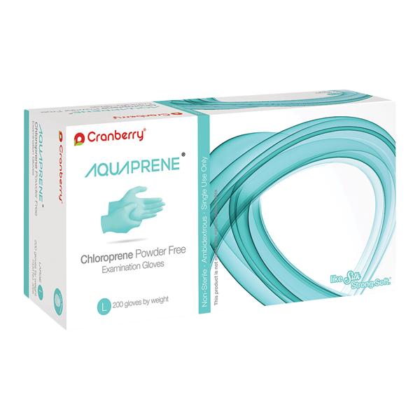 AquaPrene Exam Gloves Large Aqua Non-Sterile