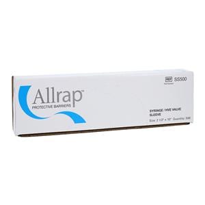 Gaine Air/eau 2,5 po x 10 po Transparent 500/boîte