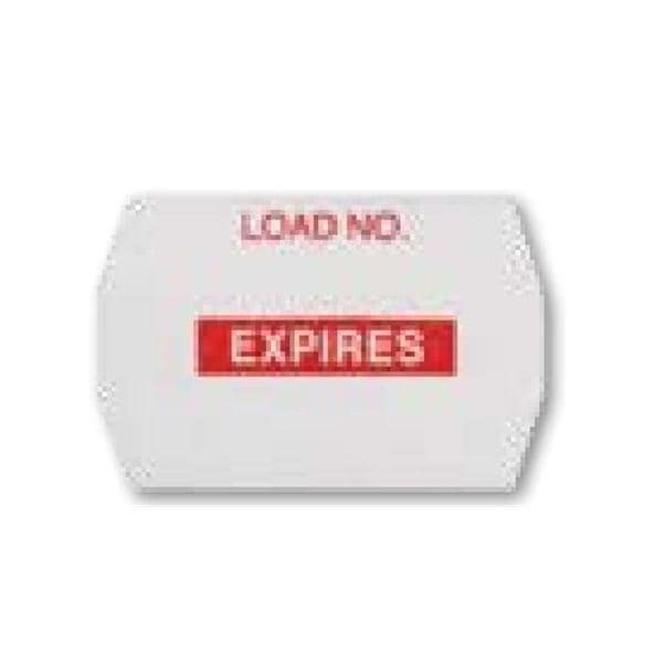 Expiration Label White / Red 10 Rl/Bx