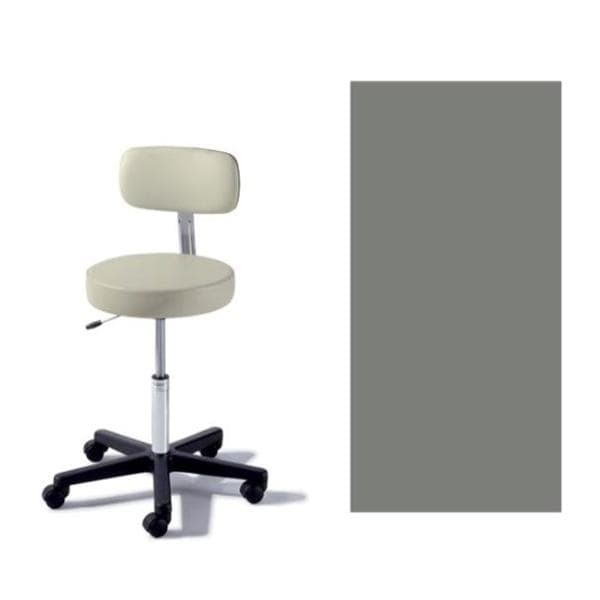Ritter Value Series Exam Stool Lunar Gray 225lb Capacity