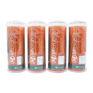 Microbrush Bendable Micro Applicator Orange 400/Pk